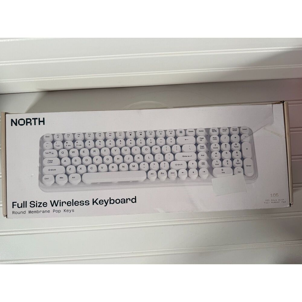 New North Full Size Wireless Keyboard
